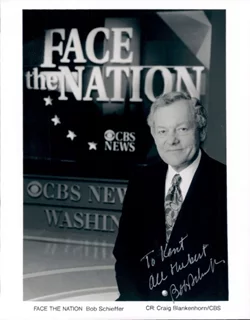 Bob Schieffer autograph