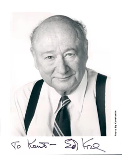 Ed Koch autograph