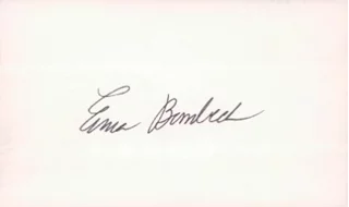 Erma Bombeck autograph