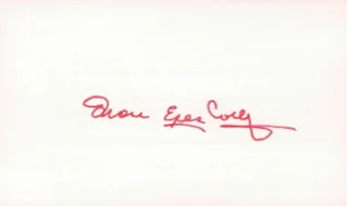 Iron Eyes Cody autograph