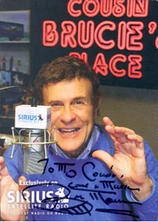 Cousin Brucie Morrow autograph