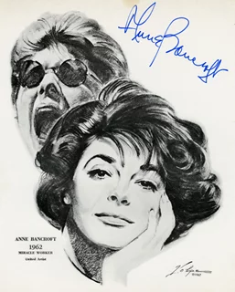 Anne Bancroft autograph