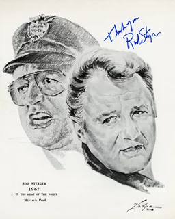 Rod Steiger autograph