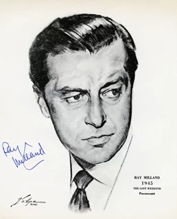 Ray Milland autograph