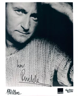 Phil Collins autograph