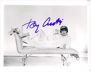 Tony Curtis autograph