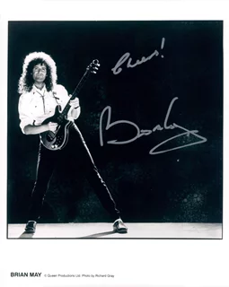 Brian May autograph