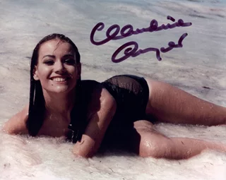 Claudine Auger autograph