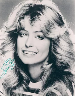 Farrah Fawcett autograph