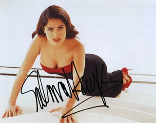 Salma Hayek autograph