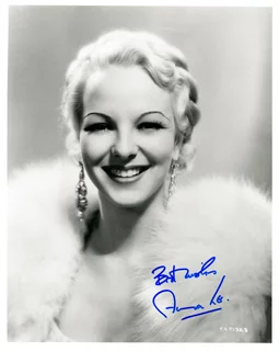 Anna Lee autograph