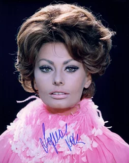 Sophia Loren autograph