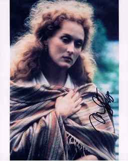 Meryl Streep autograph