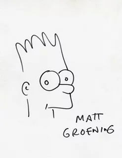 Matt Groening autograph