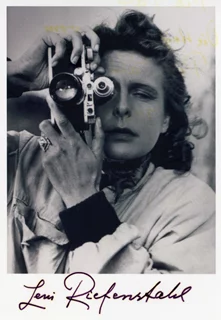 Leni Riefenstahl autograph