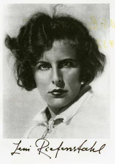 Leni Riefenstahl autograph