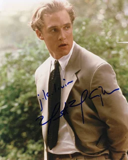Matthew McConaughey autograph