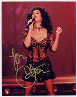 Cher autograph