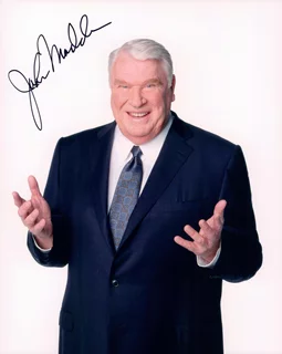 John Madden autograph