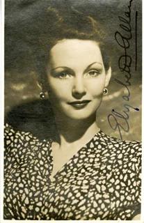 Elizabeth Allen autograph