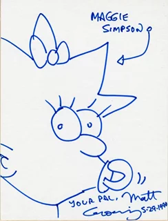 Matt Groening autograph