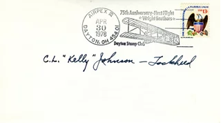 Kelly Johnson autograph