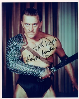 Kirk Douglas autograph