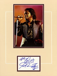 James Brown autograph