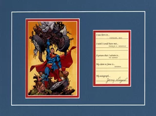 Jerry Siegel autograph