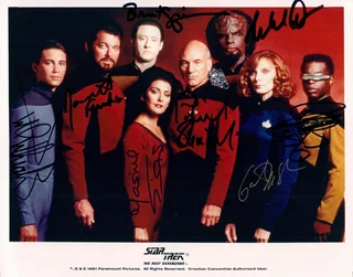 Star Trek: The Next Generation autograph