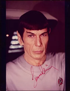 Leonard Nimoy autograph
