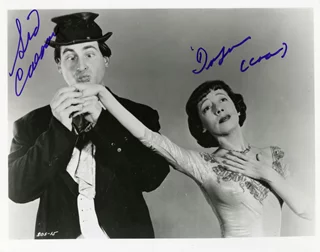 Sid Caesar & Imogene Coca autograph
