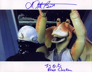 Ahmed Best autograph