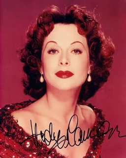 Hedy LaMarr autograph
