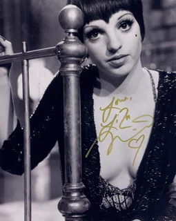Liza Minnelli autograph