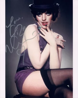 Liza Minnelli autograph