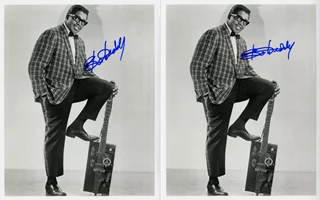 Bo Diddley autograph