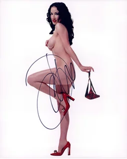 Dita Von Teese autograph