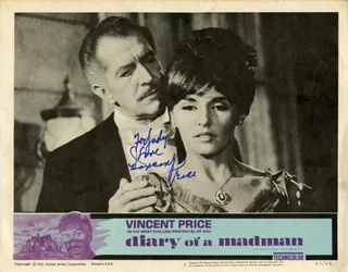 Vincent Price autograph
