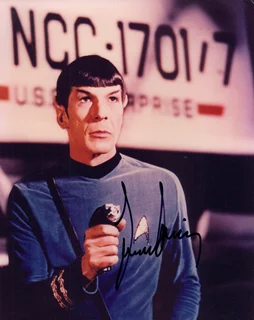 Leonard Nimoy autograph