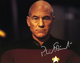 Patrick Stewart autograph
