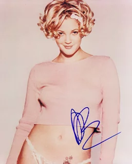 Drew Barrymore autograph