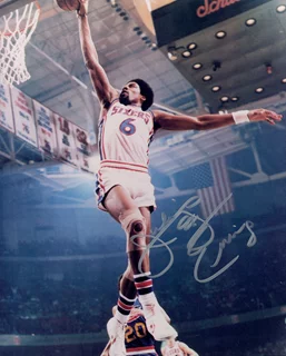Julius Erving autograph
