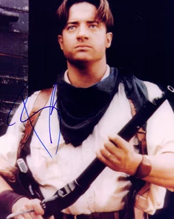 Brendan Fraser autograph