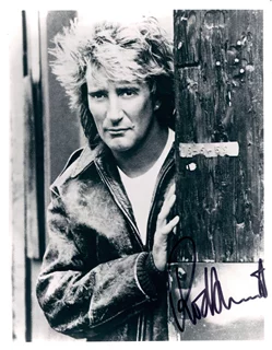 Rod Stewart autograph