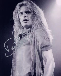 David Lee Roth autograph