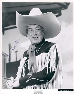 John Huston autograph