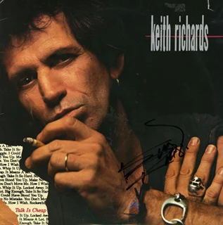 Keith Richards autograph