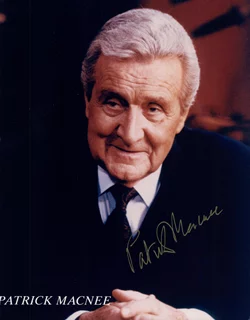 Patrick MacNee autograph