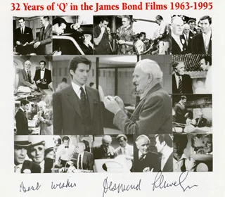 Desmond Llewelyn autograph